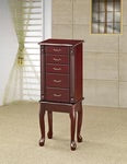 Jewelry armoire cabinet cherry finish NEW CO-900144