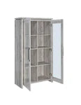 Alejo 2-door Tall Cabinet Grey Driftwood CO-950783