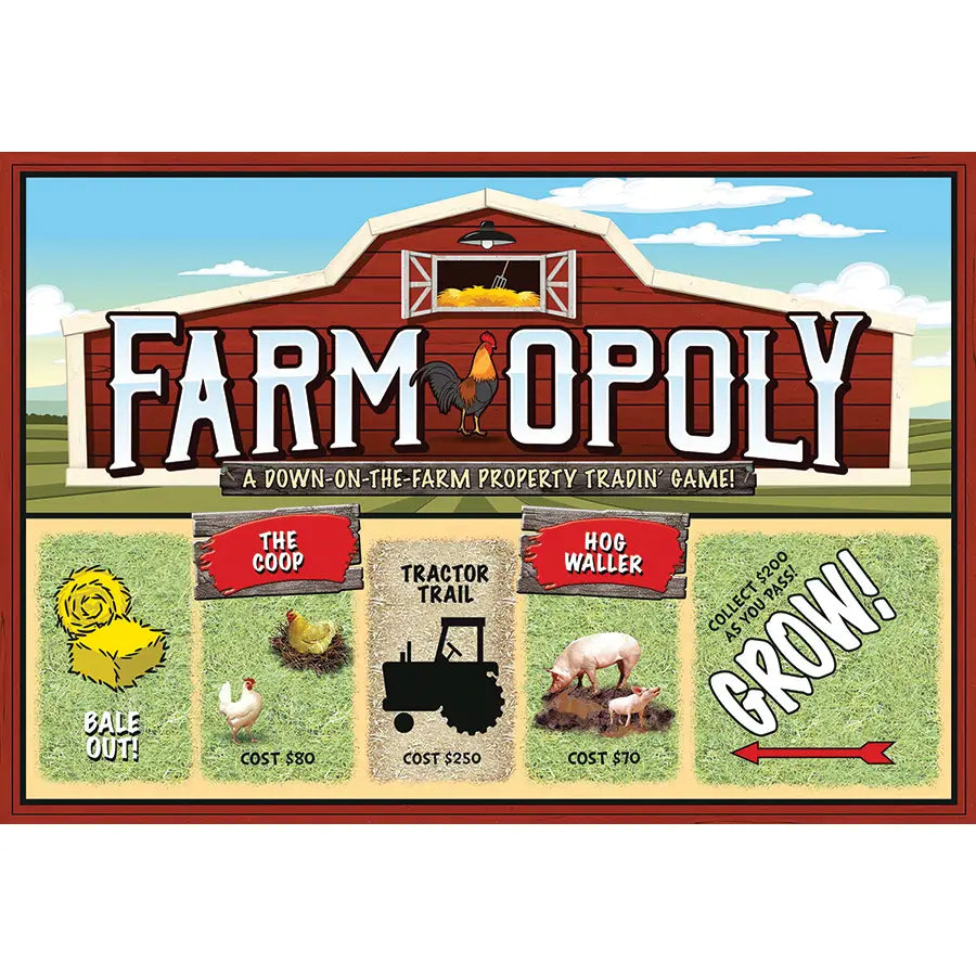Farm-Opoly (New Design) Board Game OG-L-4214436