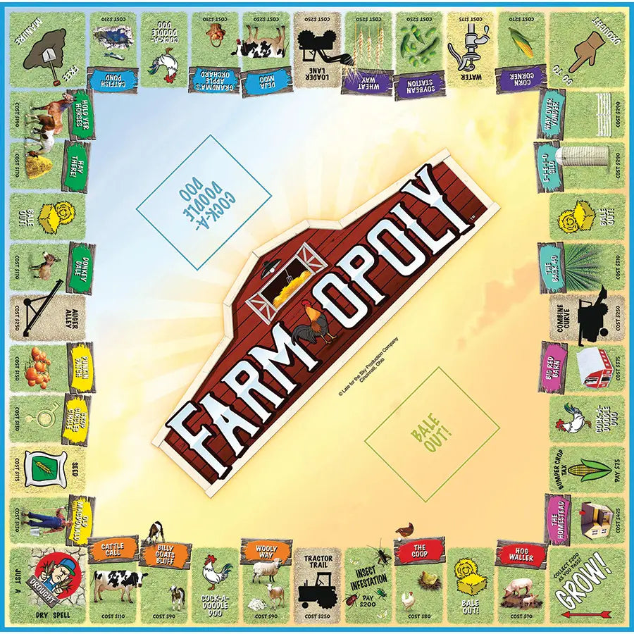 Farm-Opoly (New Design) Board Game OG-L-4214436