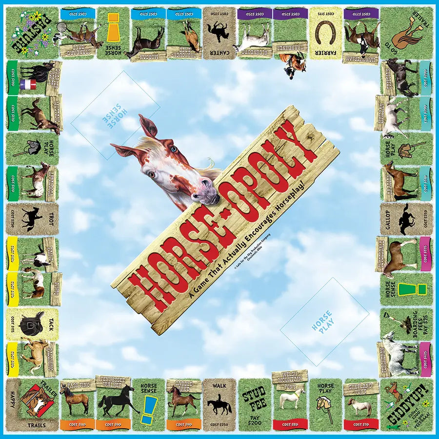 Horse-Opoly Board Game OG-L-425045