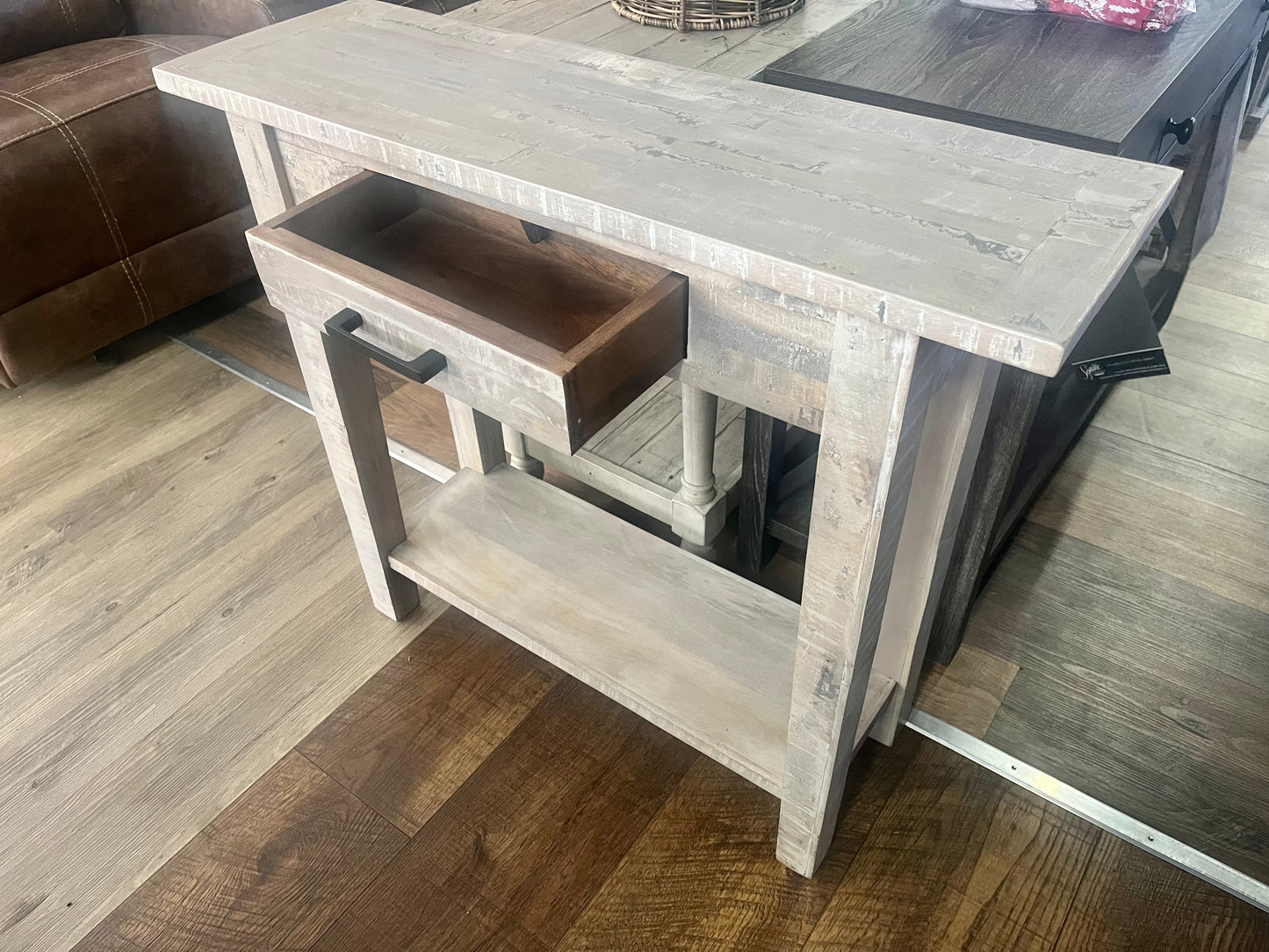 Console table with drawer vintage washed NE-2210252