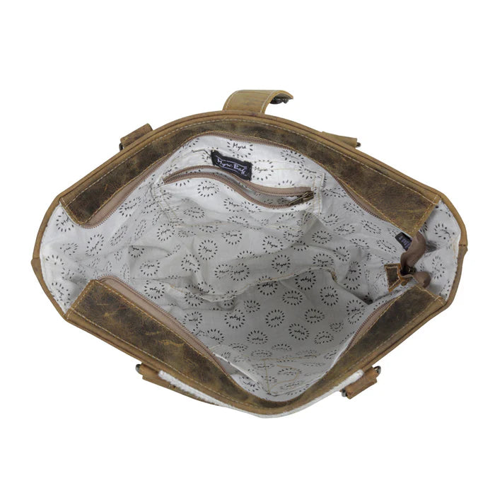 Sand Dunes Leather & Hairon Bag Hand Crafted Myra Bag NEW MY-S-5229