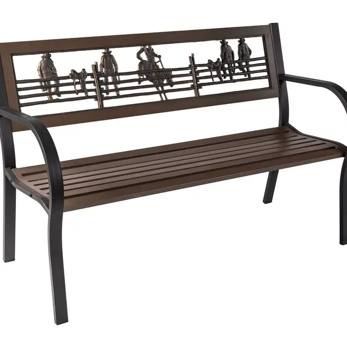 Cowboy Rodeo Bench (2-tone Steel) PS-8-72715-00501-0