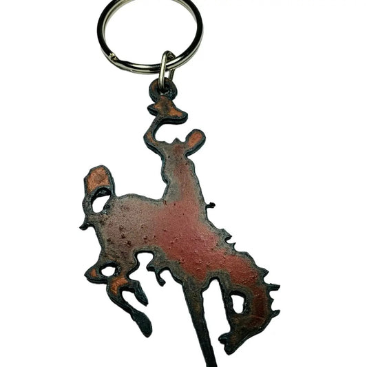 Bronc Keychain Western Wyoming Bronc Montana Colorado USA IJ-52101