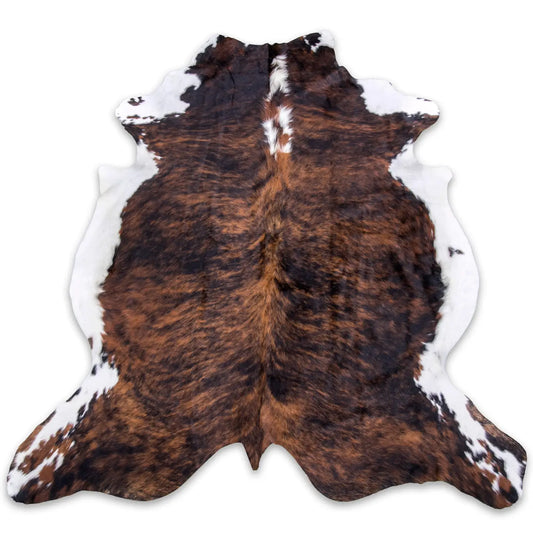 Brindle with White Belly Cowhide Rug Large RO-BB56