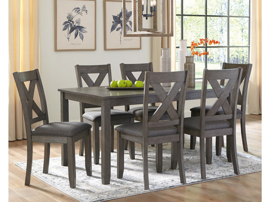 Caitbrook Dining Table and 6 Chairs Set AY-D388-425