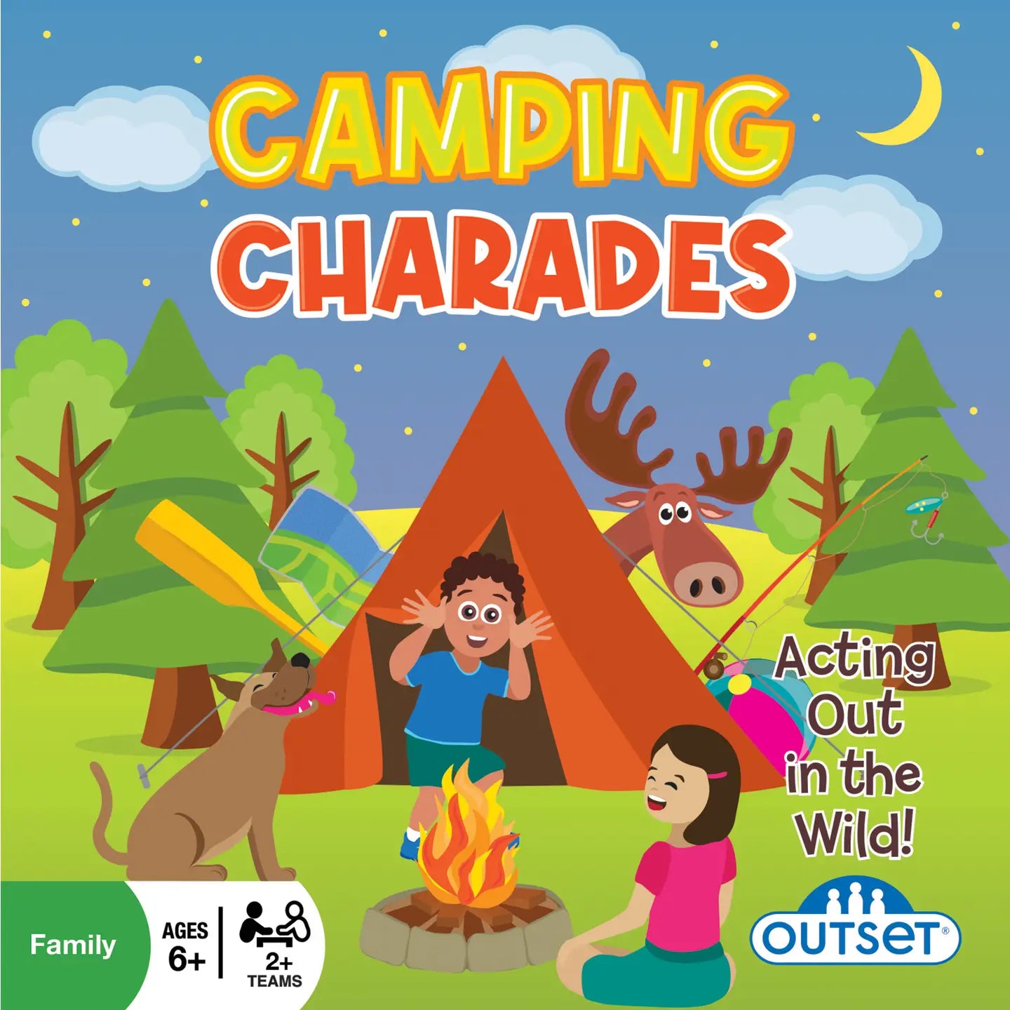 Camping Charades Card Game OG-4211606