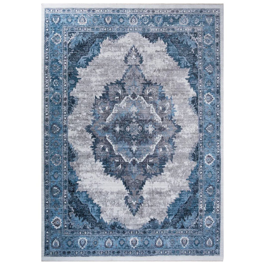 Persian Weavers Ashton 566 Distressed Glacier blue grey/gray rug 5x7 NEW PW-AS568GL5x7 Ashton-566