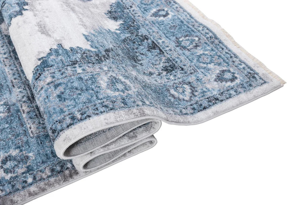 Persian Weavers Ashton 566 Distressed Glacier blue grey/gray rug 5x7 NEW PW-AS568GL5x7 Ashton-566