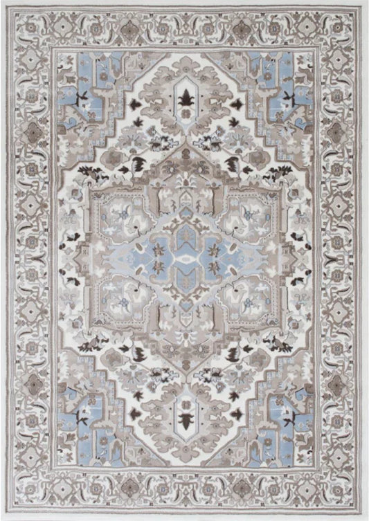 Persian Weavers Cambridge 1054 ice blue rug 5x7 NEW PW-CA1054IB5x7 Cambridge-1054