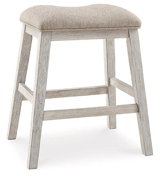 Skempton Counter Height Backless Bar Stool with Upholstered Seat AY-D394-024