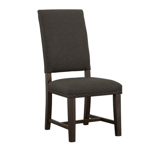 Twain Upholstered Dining Side Chair Warm Grey CO-109142