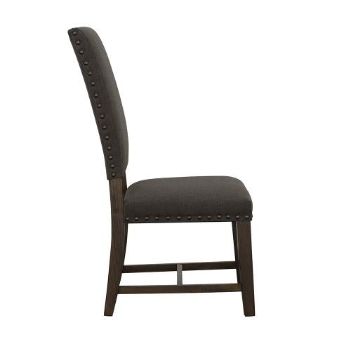 Twain Upholstered Dining Side Chair Warm Grey CO-109142